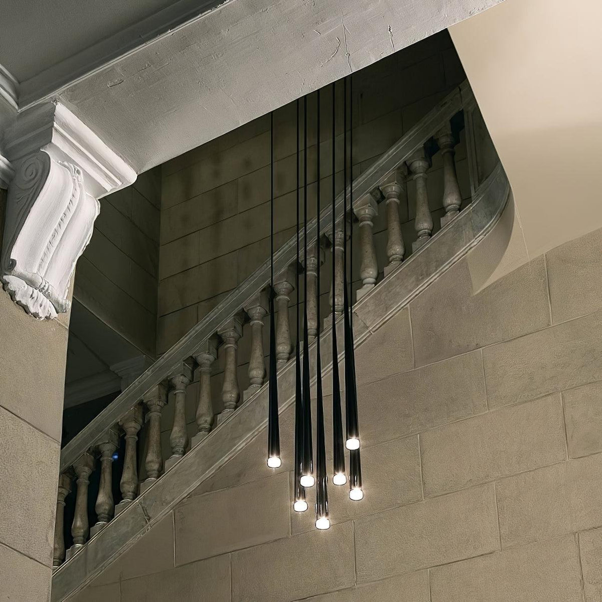 Slender Cone Chandelier Position 17