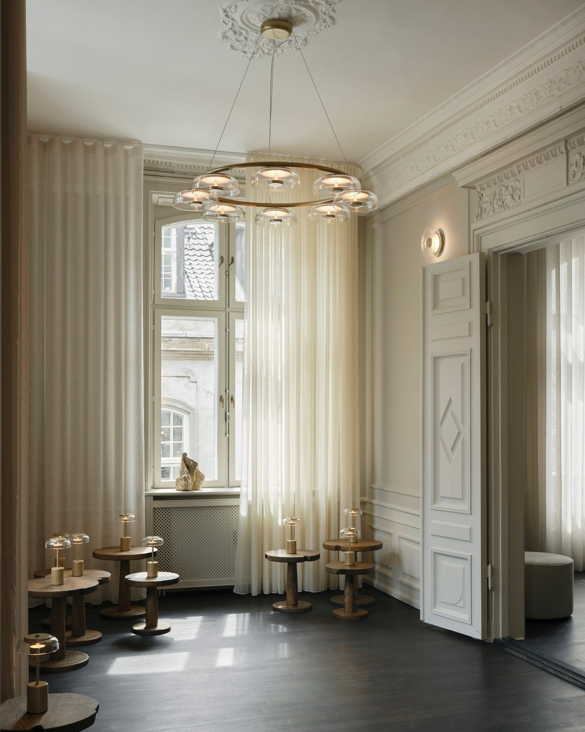 Modern Chandelier, Energy-Efficient LED Lighting
