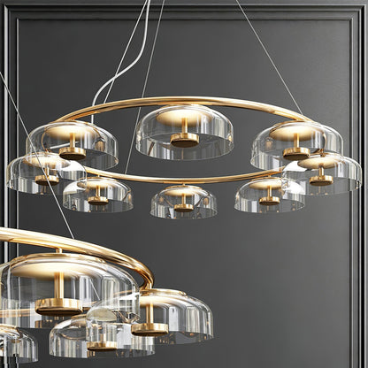 Modern Chandelier, Energy-Efficient LED Lighting