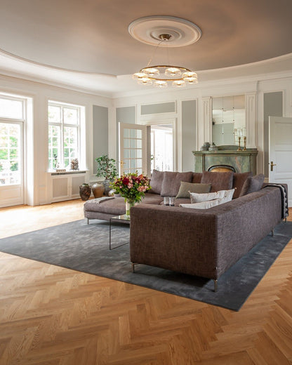 Modern Chandelier, Energy-Efficient LED Lighting — lifestyle view