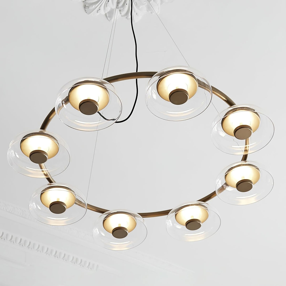Modern Chandelier, Energy-Efficient LED Lighting