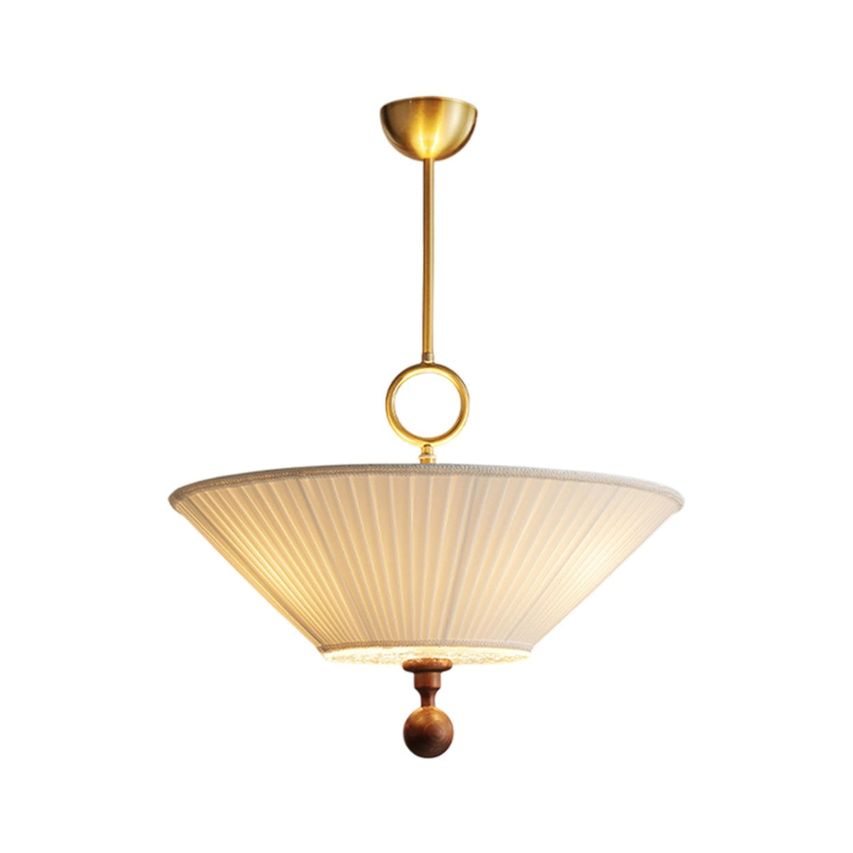 Solaria Pleated Pendant Light Position 21