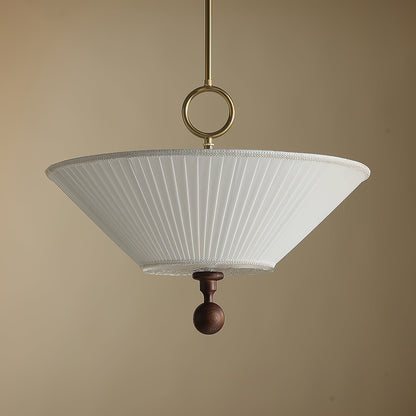 Solaria Pleated Pendant Light Position 19