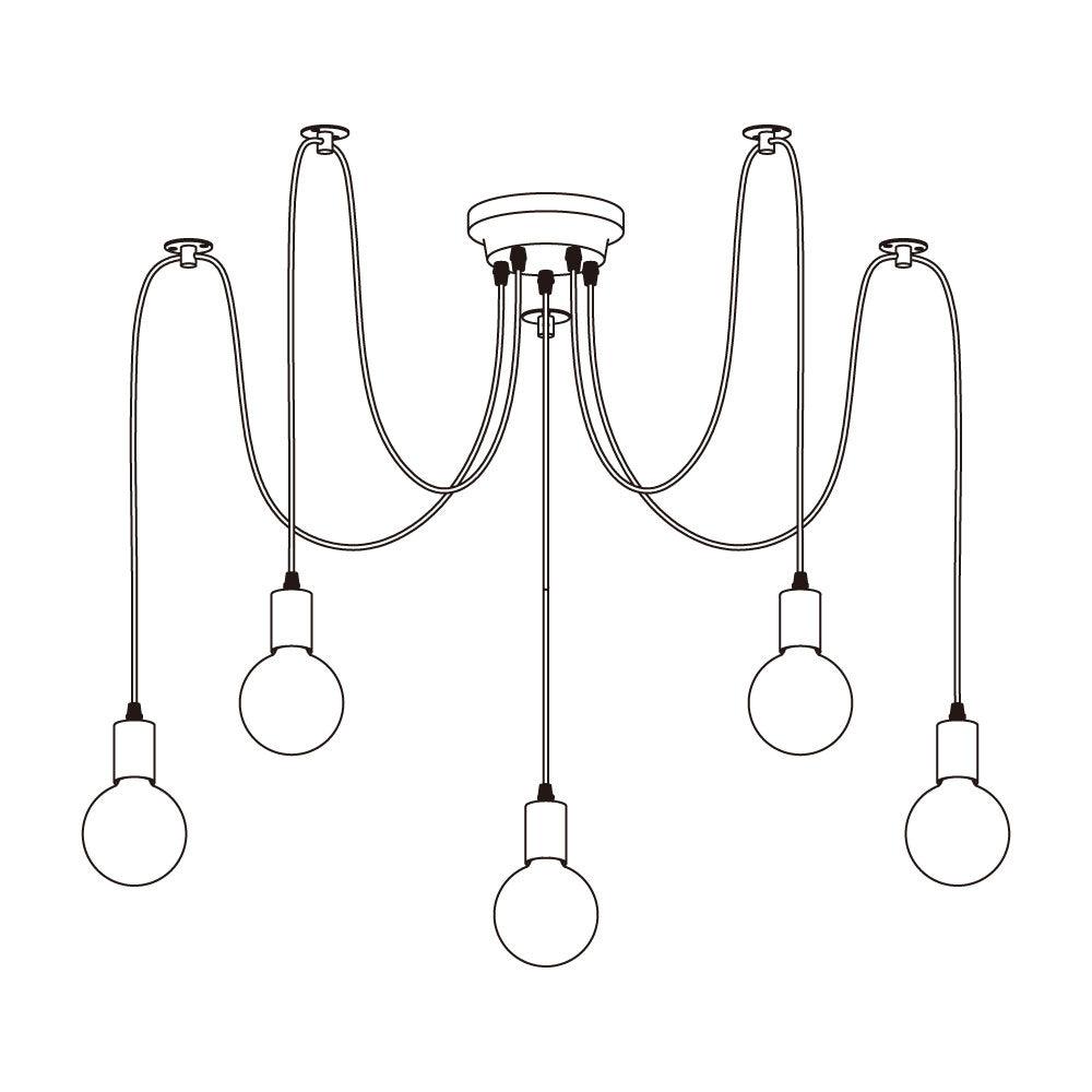 Spider Ceiling Chandelier Position 44