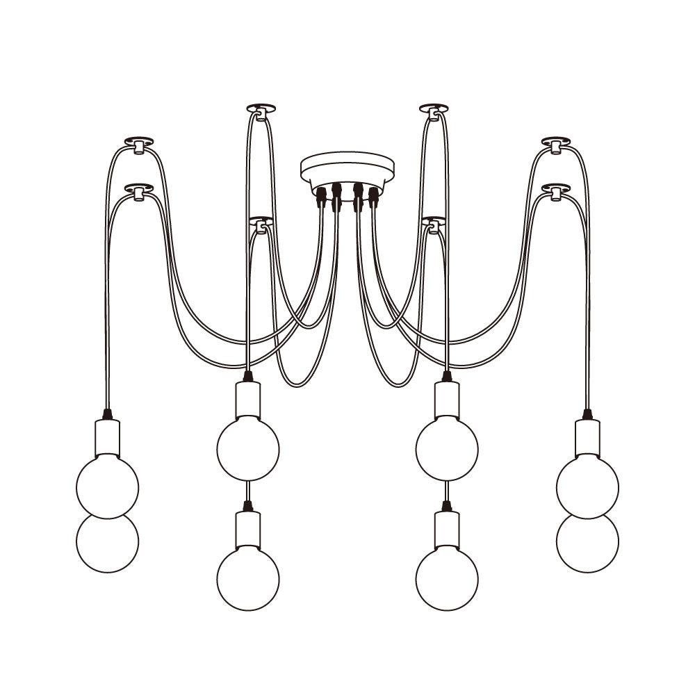 Spider Ceiling Chandelier Position 43
