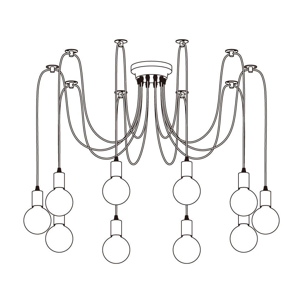 Spider Ceiling Chandelier Position 42