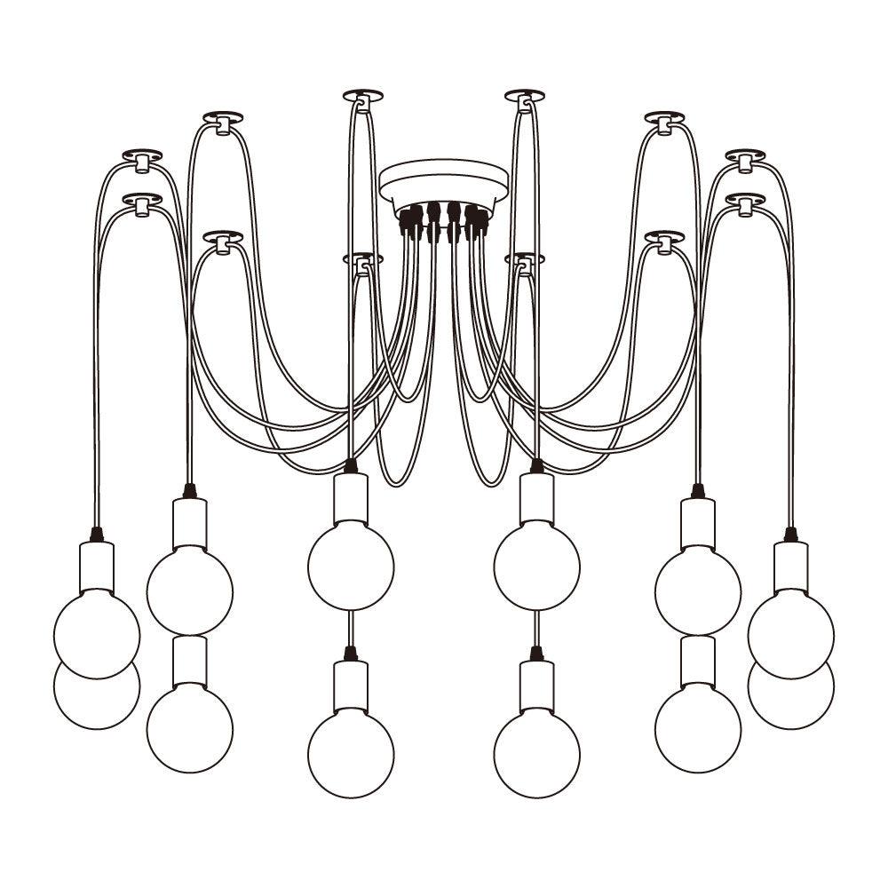 Spider Ceiling Chandelier Position 41