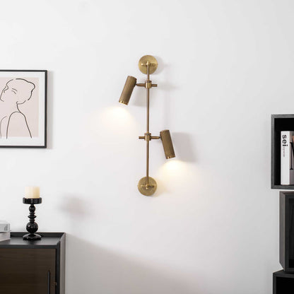Spot Rail Wall Light with Rotatable Head