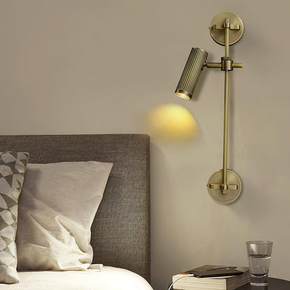 Spot Rail Wall Light with Rotatable Head