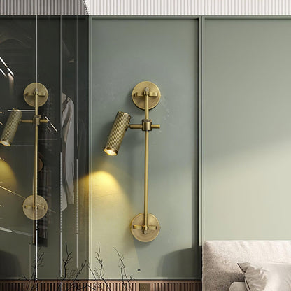 Spot Rail Wall Light with Rotatable Head