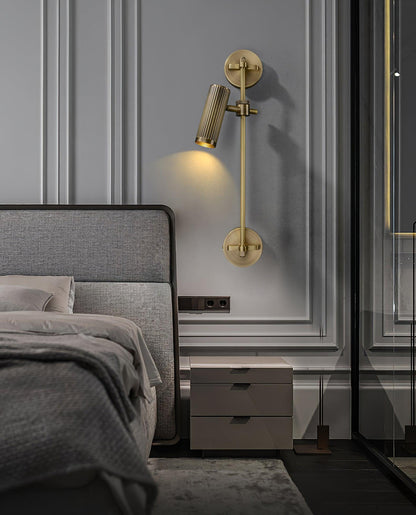Spot Rail Wall Light with Rotatable Head