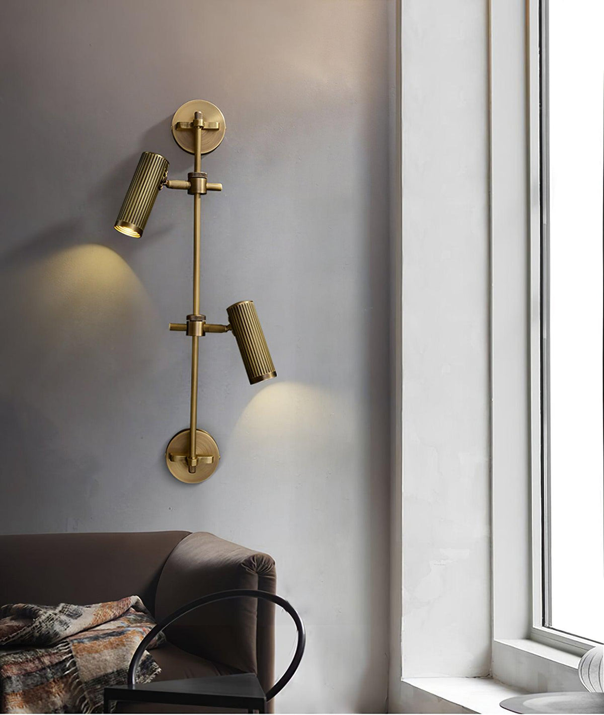 Spot Rail Wall Light with Rotatable Head