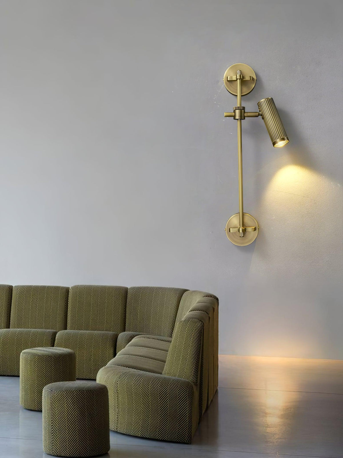 Spot Rail Wall Light with Rotatable Head