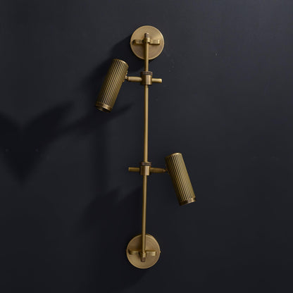 Spot Rail Wall Light with Rotatable Head — side view