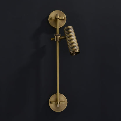 Spot Rail Wall Light with Rotatable Head — front view