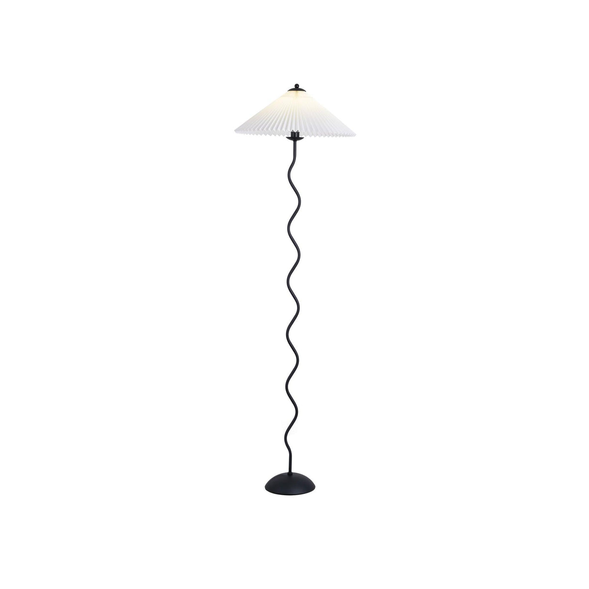 Squiggle Floor Lamp, Energy Efficient — side view