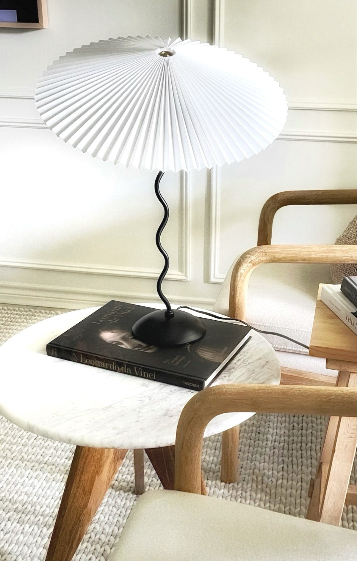 Squiggle Table Lamp with USB Charging
