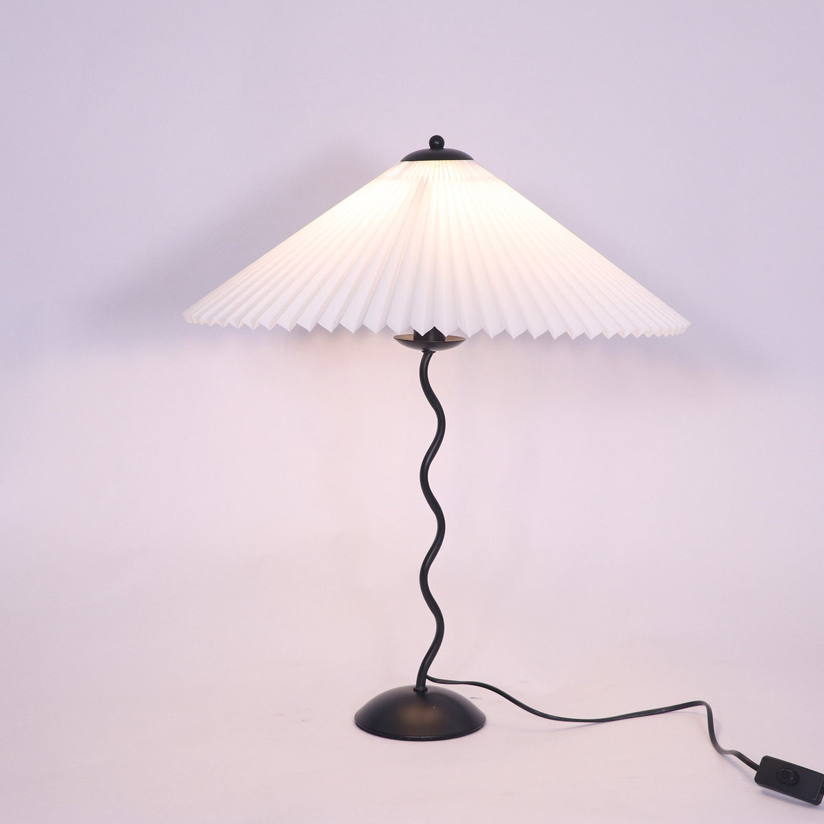 Squiggle Table Lamp with USB Charging — alternate angle