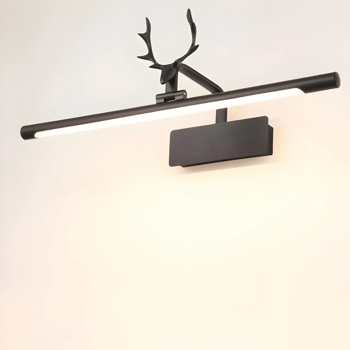 Stag Horn Wall Light with Adjustable Brightness — front view