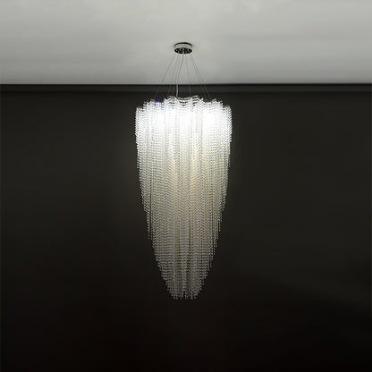 Crystal Chandelier with Adjustable Height