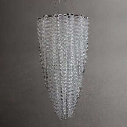 Crystal Chandelier with Adjustable Height