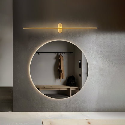 Stick-Shaped Metal Wall Sconce, Dimmable LED