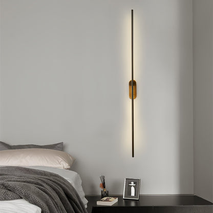 Stick-Shaped Metal Wall Sconce, Dimmable LED