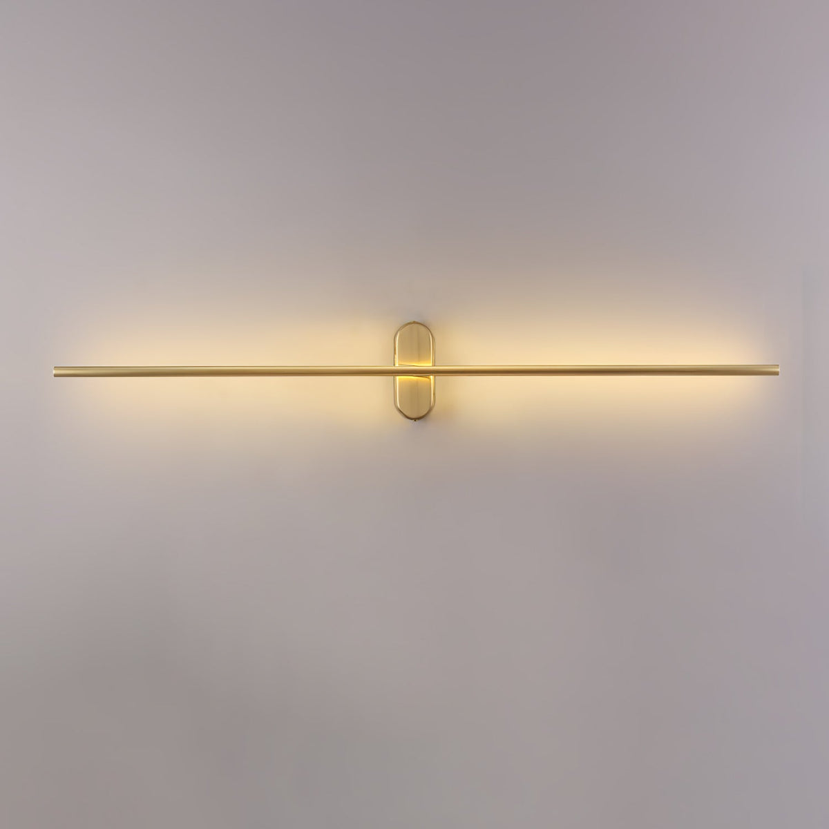 Stick-Shaped Metal Wall Sconce, Dimmable LED