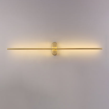 Stick-Shaped Metal Wall Sconce, Dimmable LED
