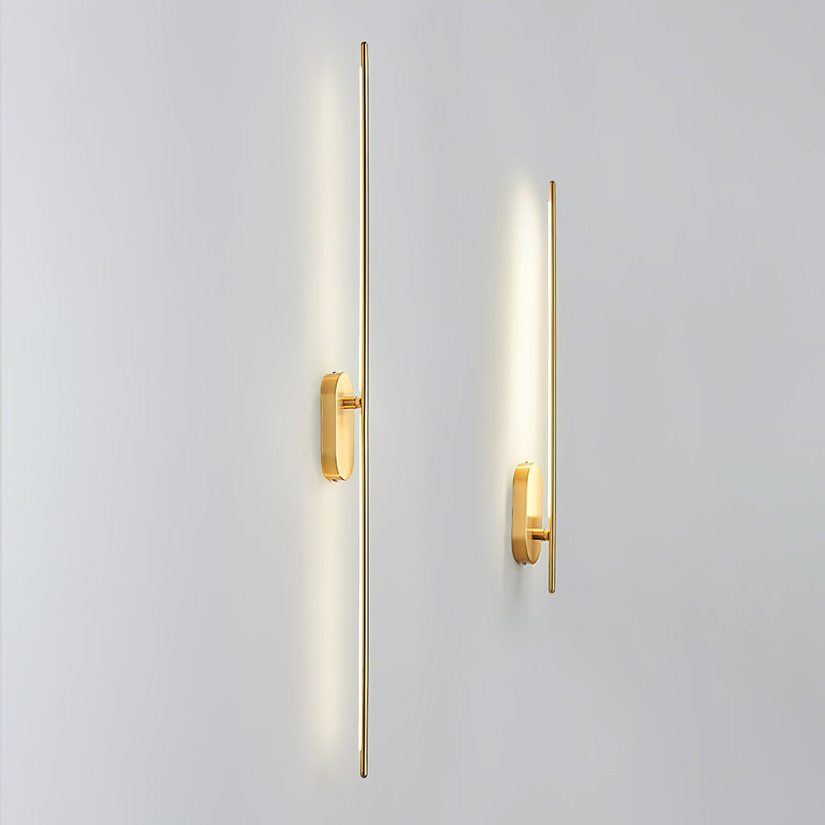 Stick-Shaped Metal Wall Sconce, Dimmable LED