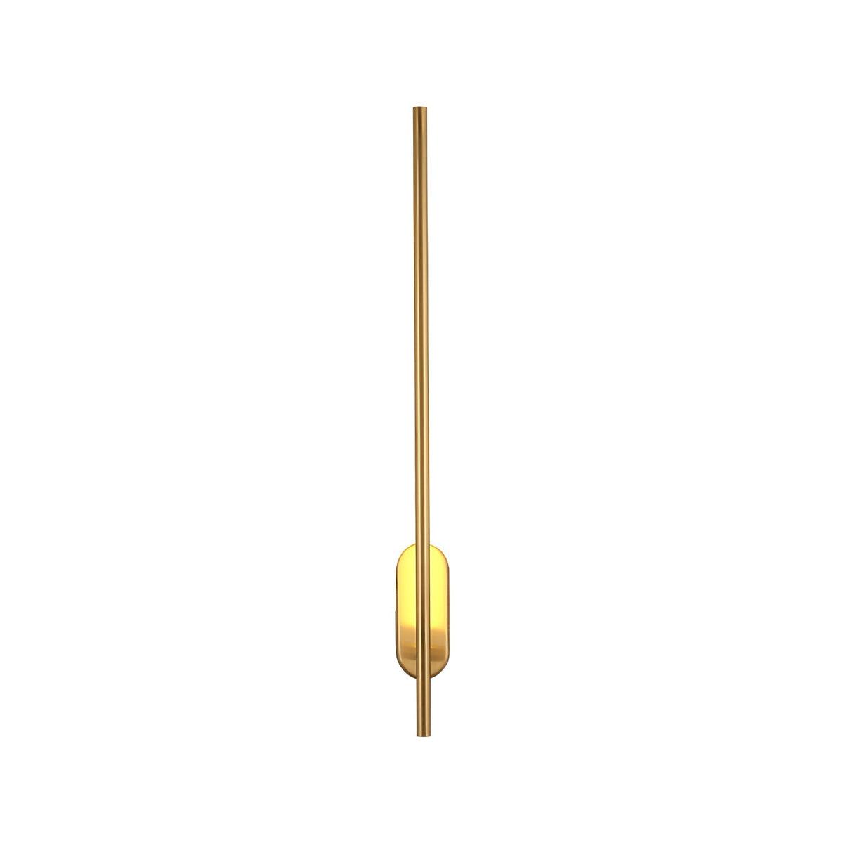 Stick-Shaped Metal Wall Sconce, Dimmable LED