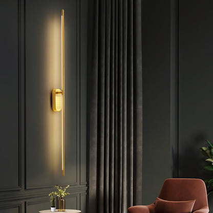 Stick-Shaped Metal Wall Sconce, Dimmable LED