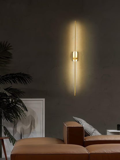 Stick-Shaped Metal Wall Sconce, Dimmable LED