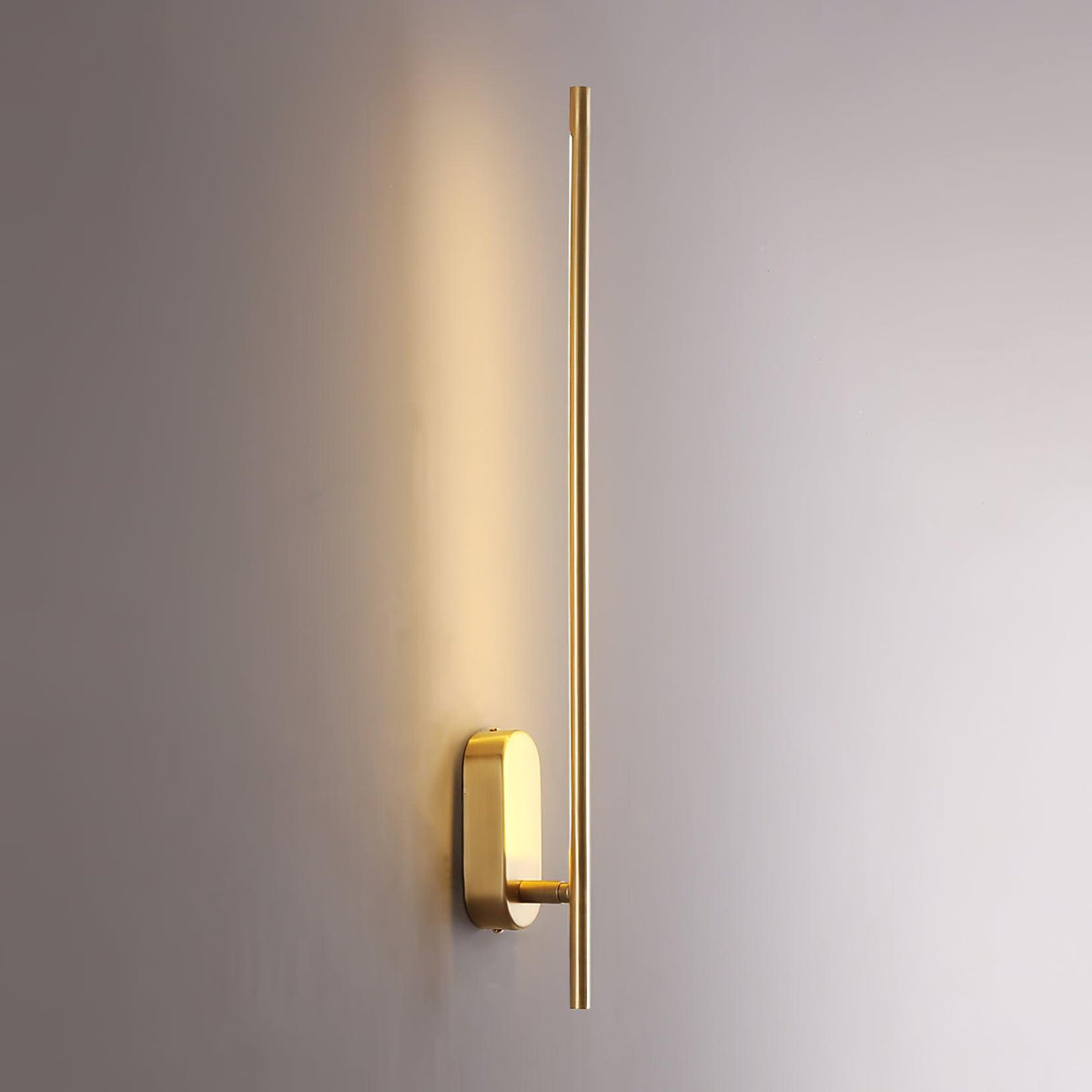 Stick-Shaped Metal Wall Sconce, Dimmable LED