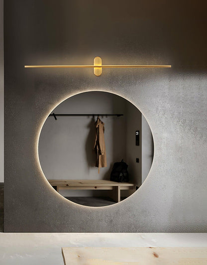 Stick-Shaped Metal Wall Sconce, Dimmable LED