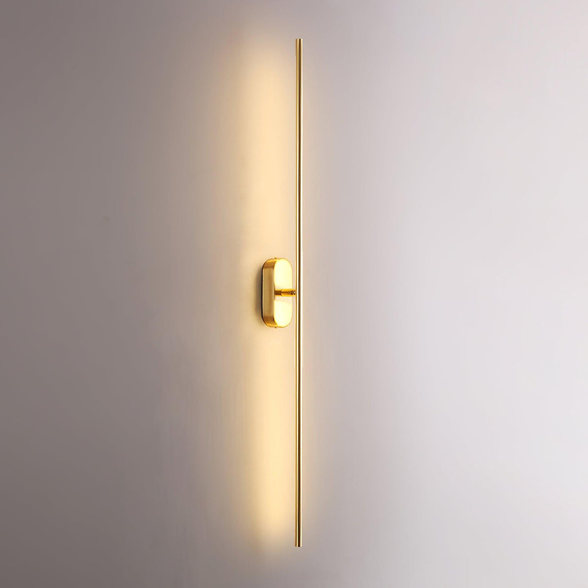 Stick-Shaped Metal Wall Sconce, Dimmable LED