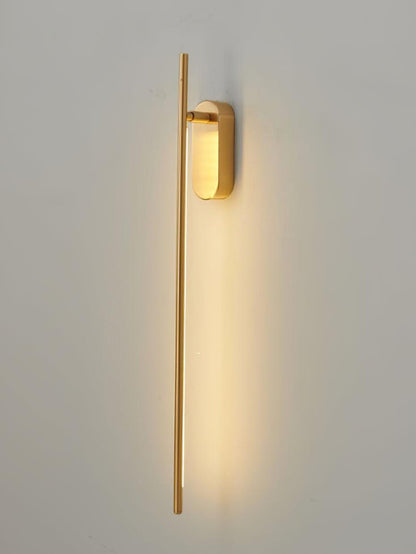 Stick-Shaped Metal Wall Sconce, Dimmable LED