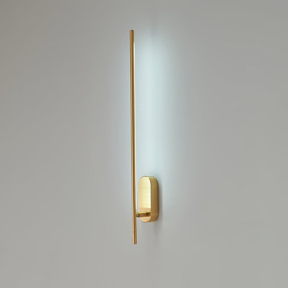 Stick-Shaped Metal Wall Sconce, Dimmable LED