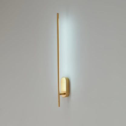 Stick-Shaped Metal Wall Sconce, Dimmable LED
