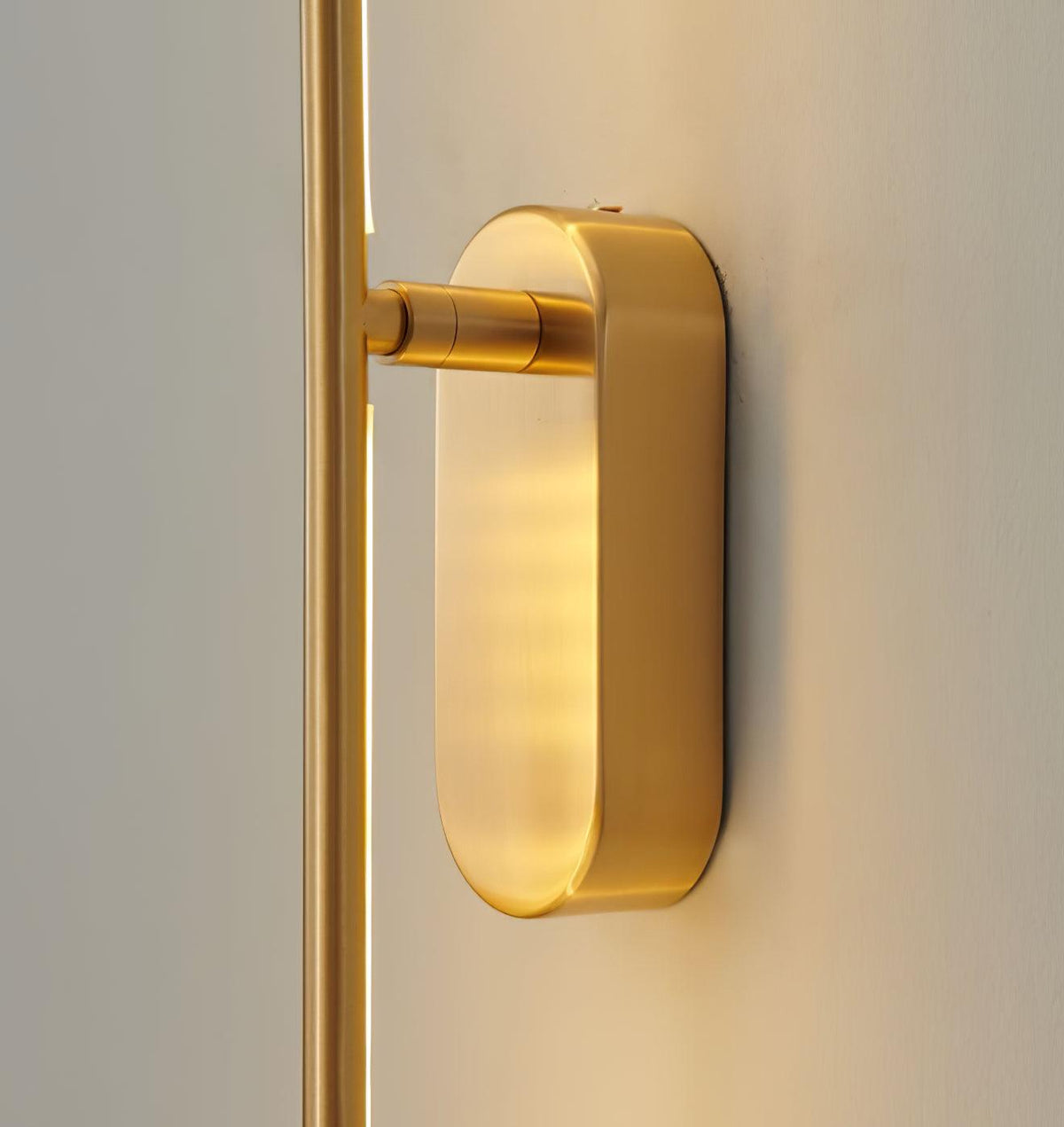 Stick-Shaped Metal Wall Sconce, Dimmable LED