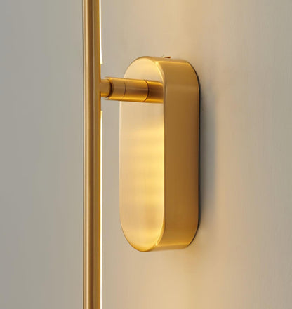 Stick-Shaped Metal Wall Sconce, Dimmable LED
