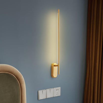 Stick-Shaped Metal Wall Sconce, Dimmable LED
