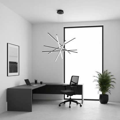 Strata Linear Chandelier Position 8