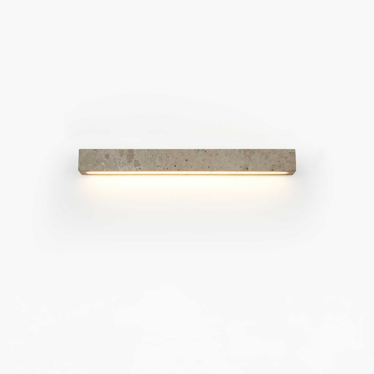 Travertine LED Wall Light with Adjustable Brightness