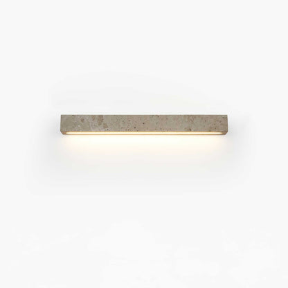 Travertine LED Wall Light with Adjustable Brightness