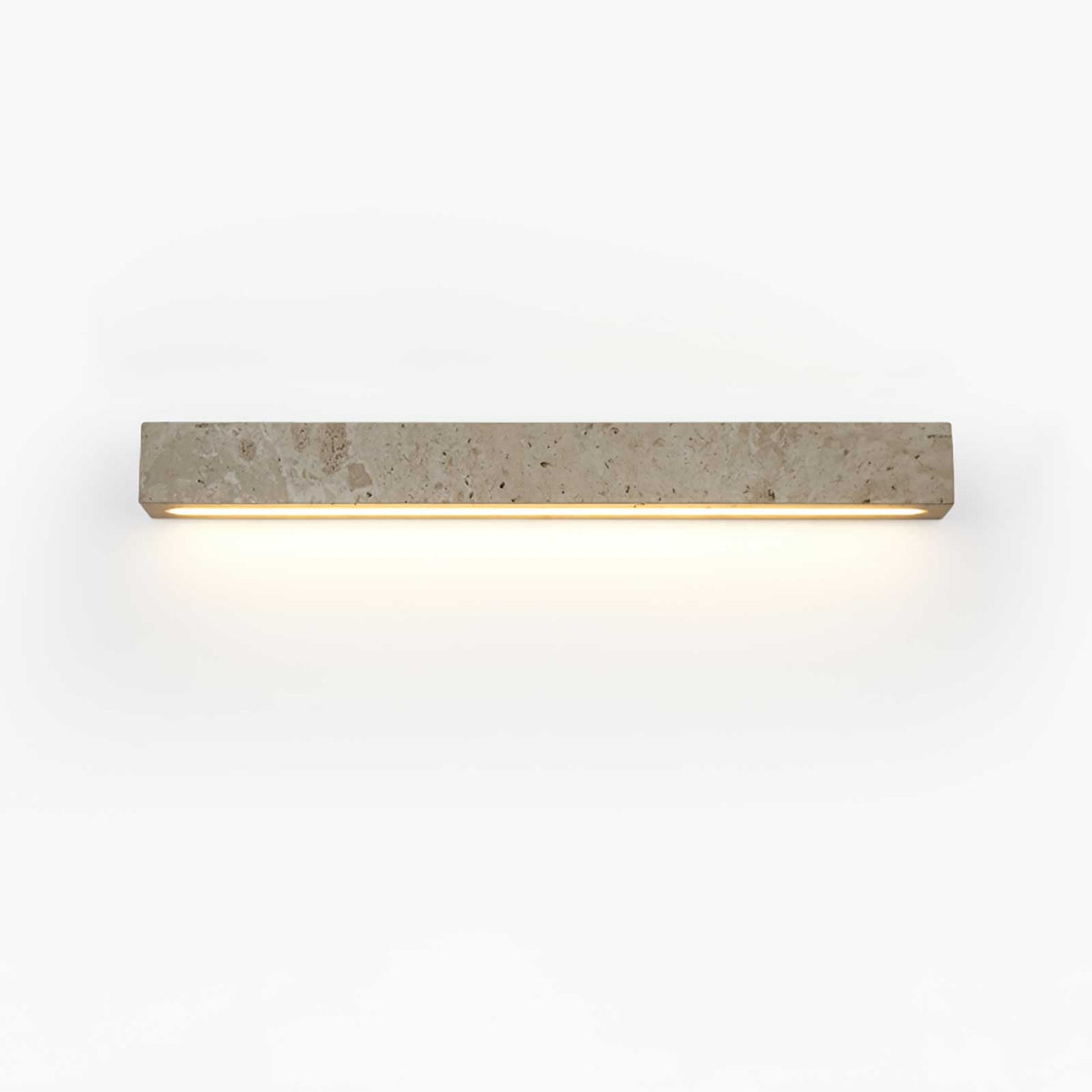 Travertine LED Wall Light with Adjustable Brightness