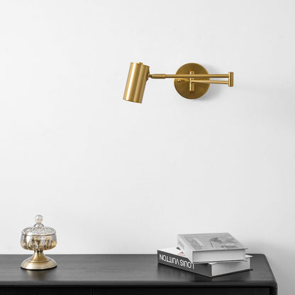 Swing Arm Wall Sconce with LED Light