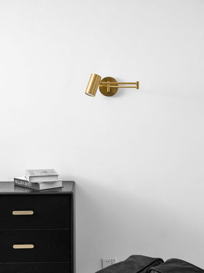Swing Arm Wall Sconce with LED Light