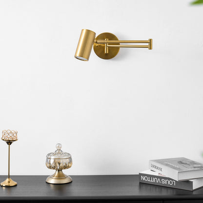Swing Arm Wall Sconce with LED Light