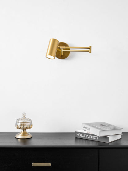 Swing Arm Wall Sconce with LED Light